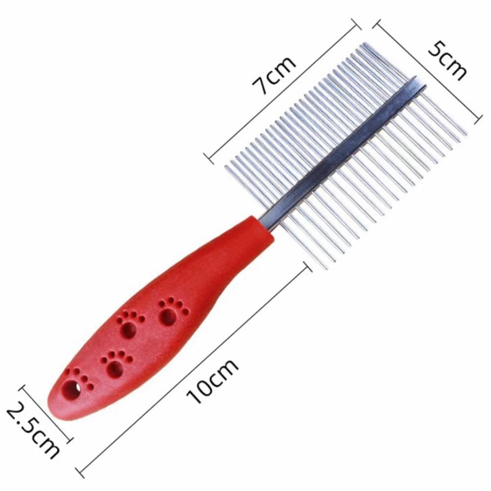 Stainless Steel Pet Massage Comb Easy Cleaning Pet Grooming Brush Pet Hair Comb  Dog Cleaning