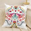 Fashing Plant and Insect Home Prints Pillow Case Natural Linen Double-Sided Printing Sofa Home Decor Cushion Cover