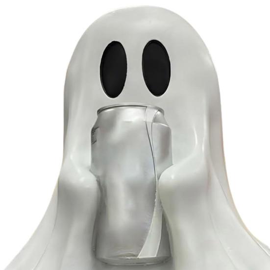 Halloween Coke Ghost Statue Cute Ghost Drink Holder Desktop Beverage