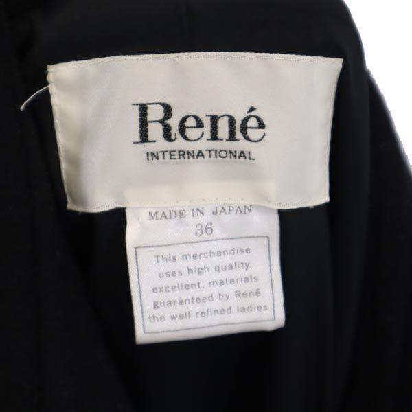 Rene Ka Stains Yaool Stainless Collar Coat 36 Black Made In Japan Women Used