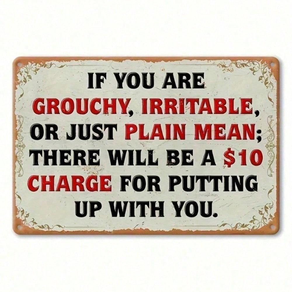 

Ретро металеві картини, меблі, прикраса вітальні 20x30см різнокольоровий