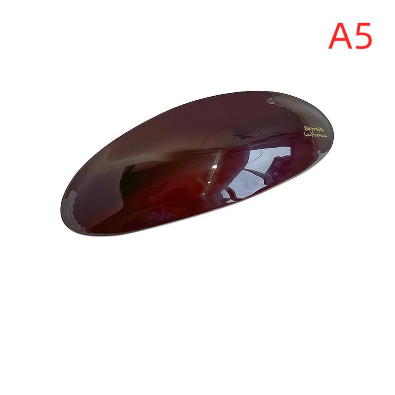 1 Pieza Pinza para el Cabello Geométrica Ovalada de Tamaño Grande Tocado Pinzas para el Cabello de Acetato Para Mujeres Pinza Francesa Accesorios para el Cabello Elípticos Brillantes