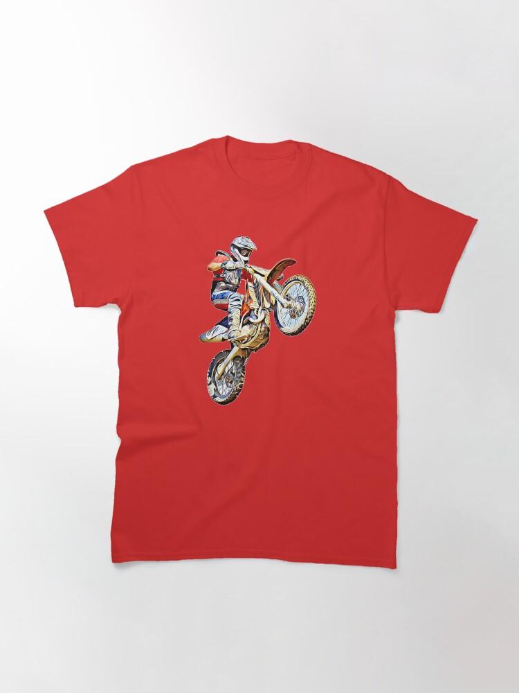 

Dirt Bike Jump or Motocross Jump Mx or Motorcycle Jump Classic TShirt 2026 Summer Men Women Cotton Oversized Breathable Tshirt S