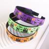 Horrible Skull Head Headband Bat Ghost Bat Print Hairband Halloween Hair Hoop  Girls/Children