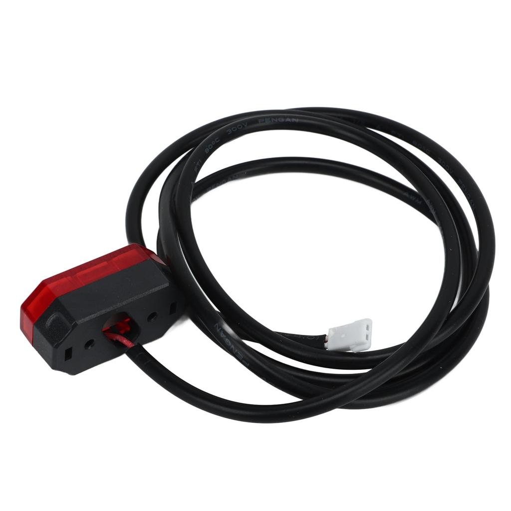 8.5in Rear Tail Light Polygon Stoplight Electric Bike Tail Lamp for 1:2 Model 4 Hole Electric Scooter