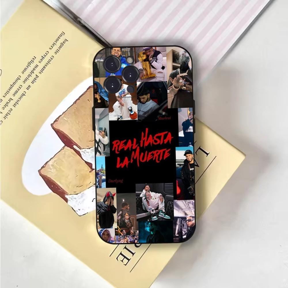 

Anuel AA Real Hasta La Muerte Phone Case For iPhone 17 16 15 14 13 12 11 Pro Max Mini SE 7 8 Plus 17E Air Shockproof Soft Cover iPhone 7 8 SE