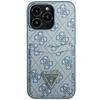 Guess Guhcp13Lp4Tpb Iphone 13 Pro / 13 6,1 Niebieski/Blue Hardcase 4G Logo Trójkątne Przegródka Na Karty