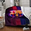 1pc FC Barcelona Soft Warm Throw Blanket Nap Blanket For Couch Sofa Office Bed Camping Travel,Comfortable