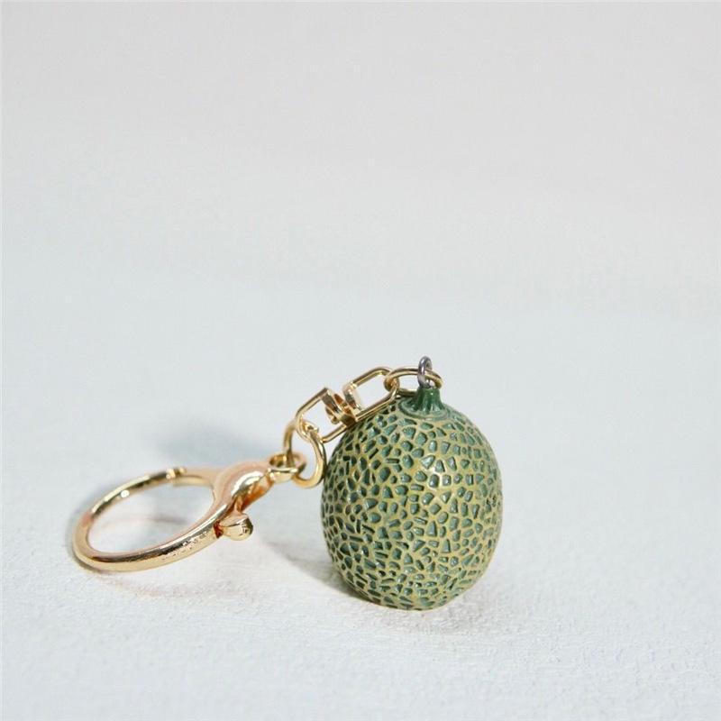 Lychee, Mango, Tomato, Mangosteen, Lemon Fruit Keychain Pendant