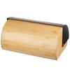 BAMBOO BREAD BOX WITH BREAD KNIFE 2773 BLACK