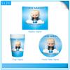 Baby B-BOSSED Birthday Theme Birthday Party Decoration Backdrop Family Cup Plate Napkin Balloons Baby Shower Supplies Kid Gift
