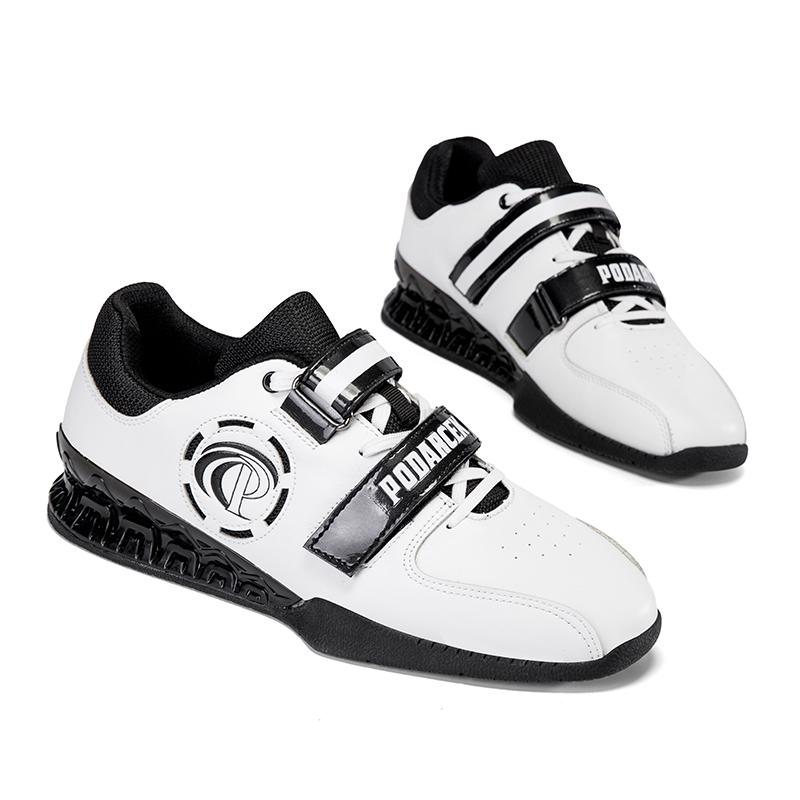 Men's Elastic Weightlifting Shoes Gym Squat Shoes Anti-slip Gym Strength Training Sneakers Breathable Fitness Sports Shoes