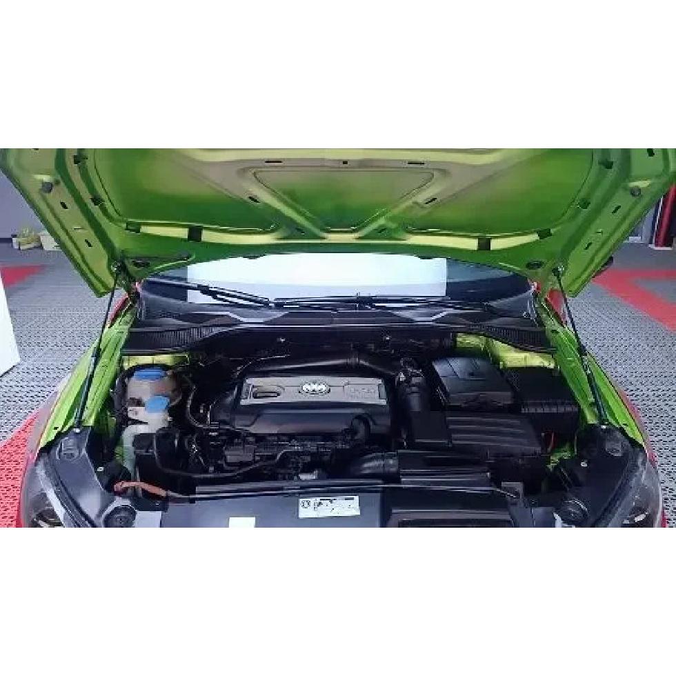 carbon fiber for VW SCIROCCO 2008-2017 R GTS GT24 Front Hood Bonnet Gas Struts Lift Support bars Shock springs Damper Absorber