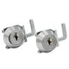 Zinc Alloy Hook Cam Toolbox Lock Keyed Alike Safety Cylinder Replacement for Retail Bar Shopping Mall