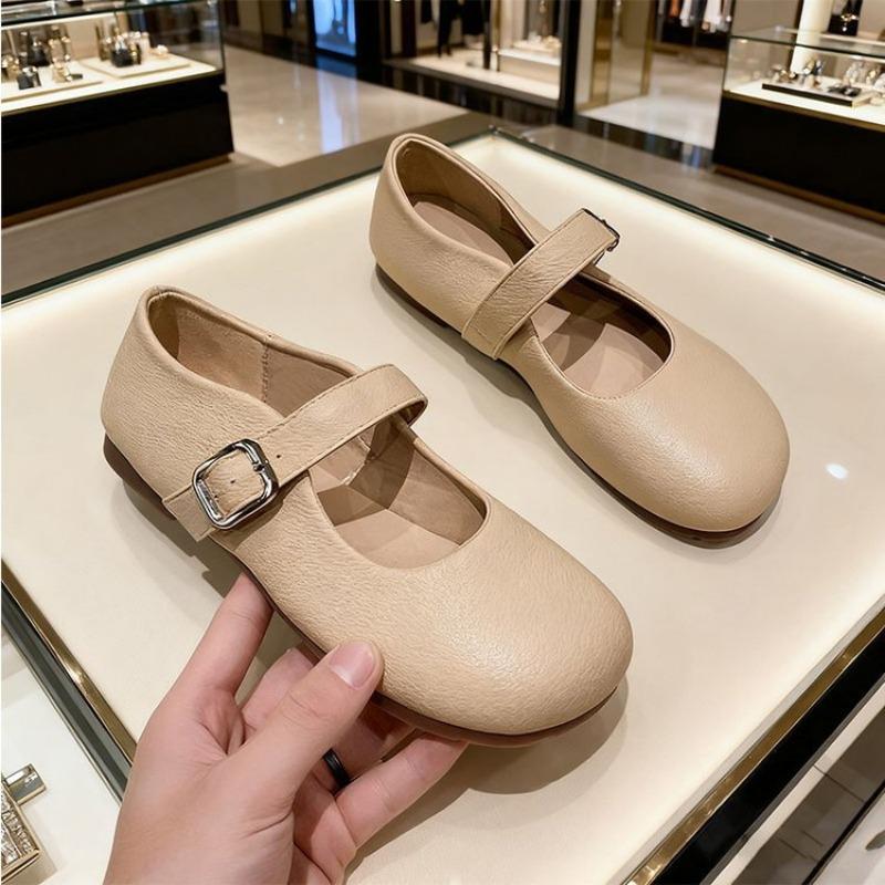 Women's Shoes, Flat Shoes, Women's Super Soft Single Shoes, New Shallow-mouthed Soft-soled Shoes, Leather Shoes