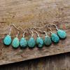Natural Tianhe Stone Pendant Earrings, Handmade Light Luxury Style Earrings, Jewelry