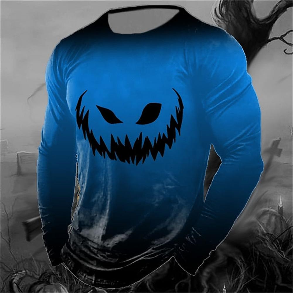 Fashion Smiley Print Men's Clothing Fashion 3D Print Smiley Graphic T-shirt Harajuku Mens T Shirt Designer T-shirts for Men Tops