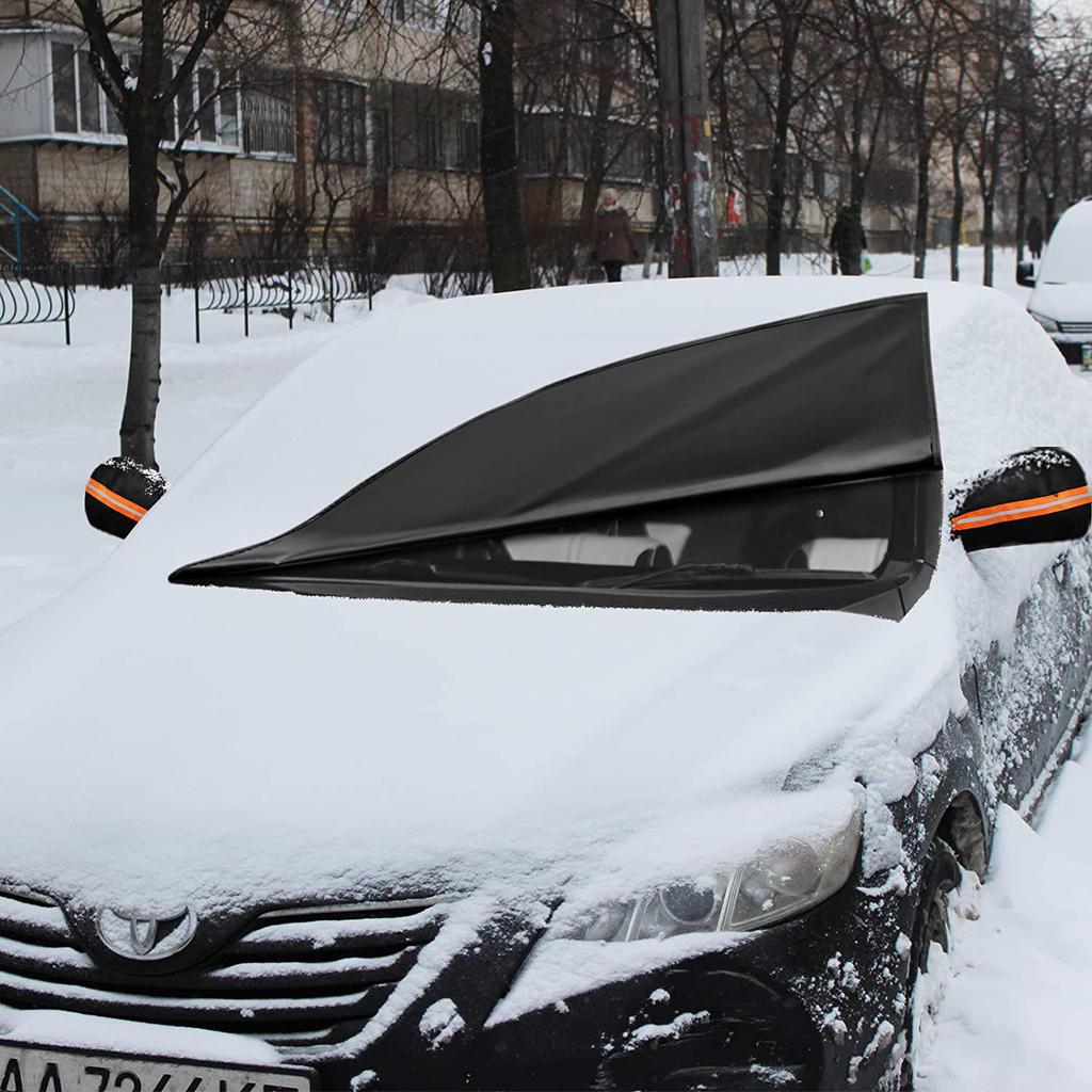 Protezione Universale per Parabrezza e Tergicristalli Auto - Tessuto Oxford 600D per Copertura Neve e Ghiaccio