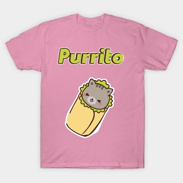 Buy T Shirt Women Purrito Burrito Cat 