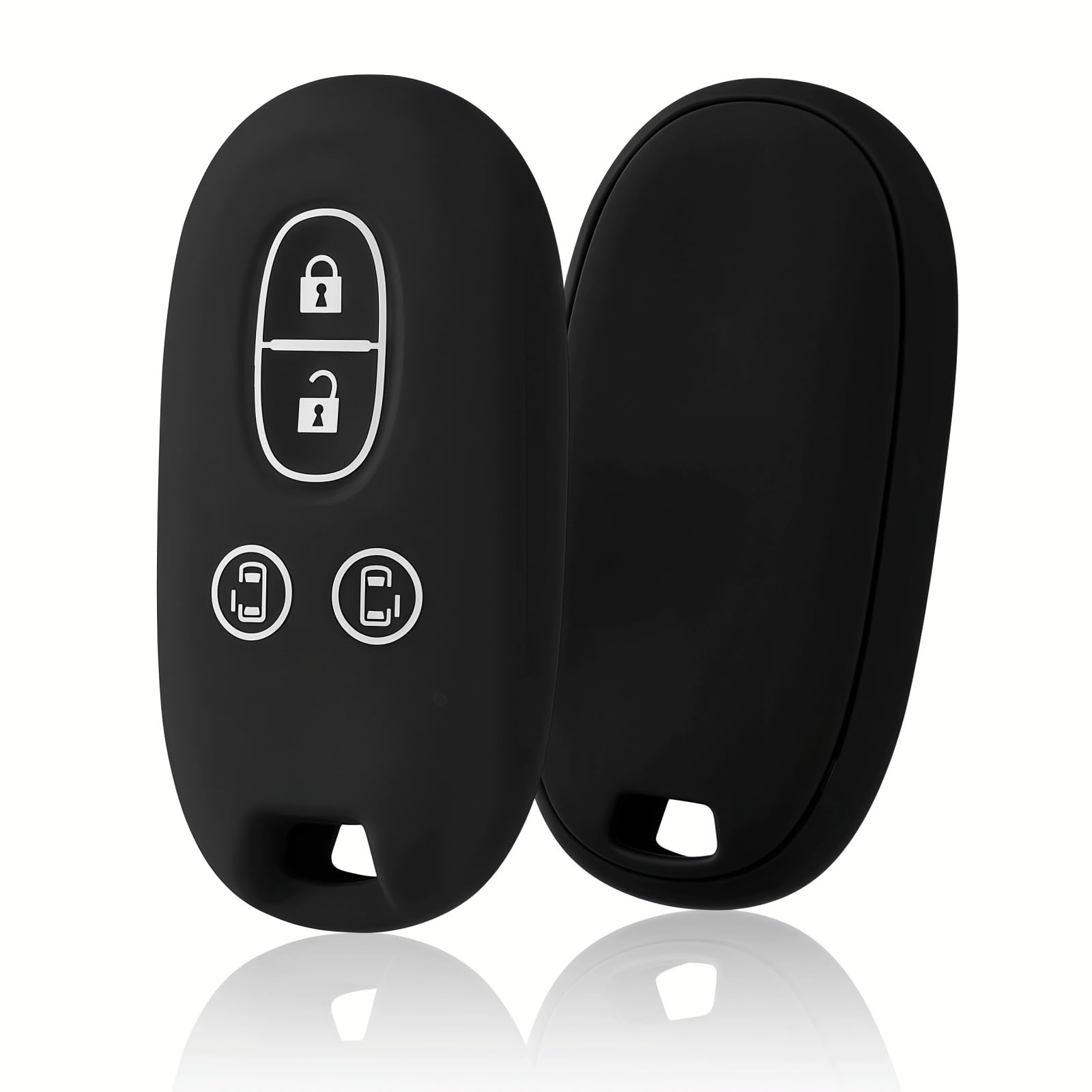 Suzuki Key Case TPU Key Cover Scratch Resistant Comfortable Grip чёрный