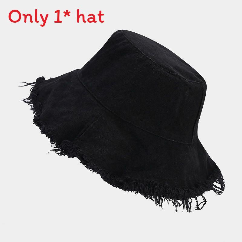 Baumwoll Fischerhut Für Männer Und Frauen Sommer Sonnenschutz Breiter Rand Lässiges Outdoor-Accessoire