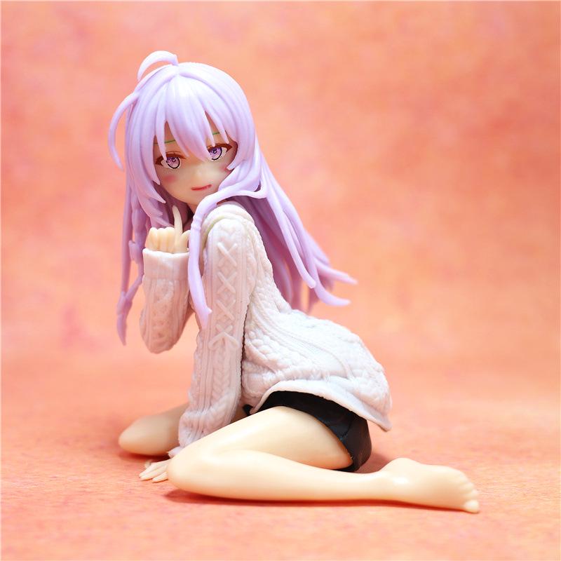 The Journey of Elaina Sweater Pose Figure: Anime Bishoujo Desktop Ornament Gift
