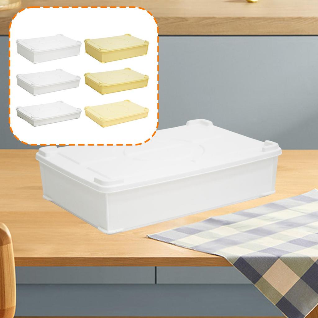 Stackable Dough Proofing Box Large Food Storage Tray Kitchen Bread Container for Baking Restaurant House
