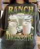 Ranch Dressing Vintage 90S Graphic Foodie Condiment Sauce Lover Comfort Colors® Tshirt, Garlic Herb Dip Tees,