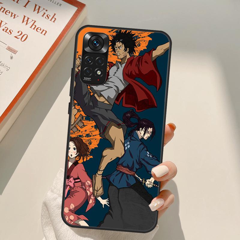 Anime Samurai Champloo Case For Xiaomi Redmi Note 11 10 9 8 Pro Note 11S 10S 9S 8T K50 K40 9A 9C 10A 10C Cover