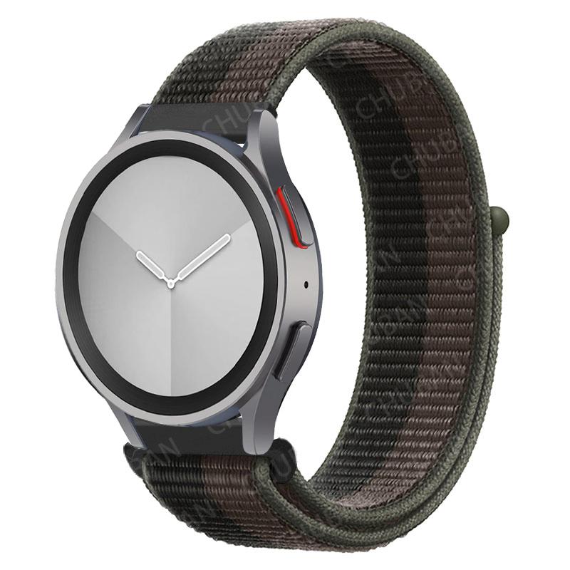 Nylon Loop Band For Samsung Galaxy Watch 6/5/pro/4/Classic/active 2 40-44mm Belt 20mm/22mm Bracelet Huawei GT 4-2-2e-3 Pro Strap