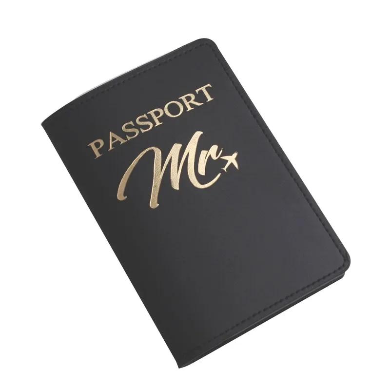 

New Pu Leather Passport Cover Women Men Travel ID Credit Card Passport Holder Packet Wallet Purse Bags Pouch Travel Case чёрный