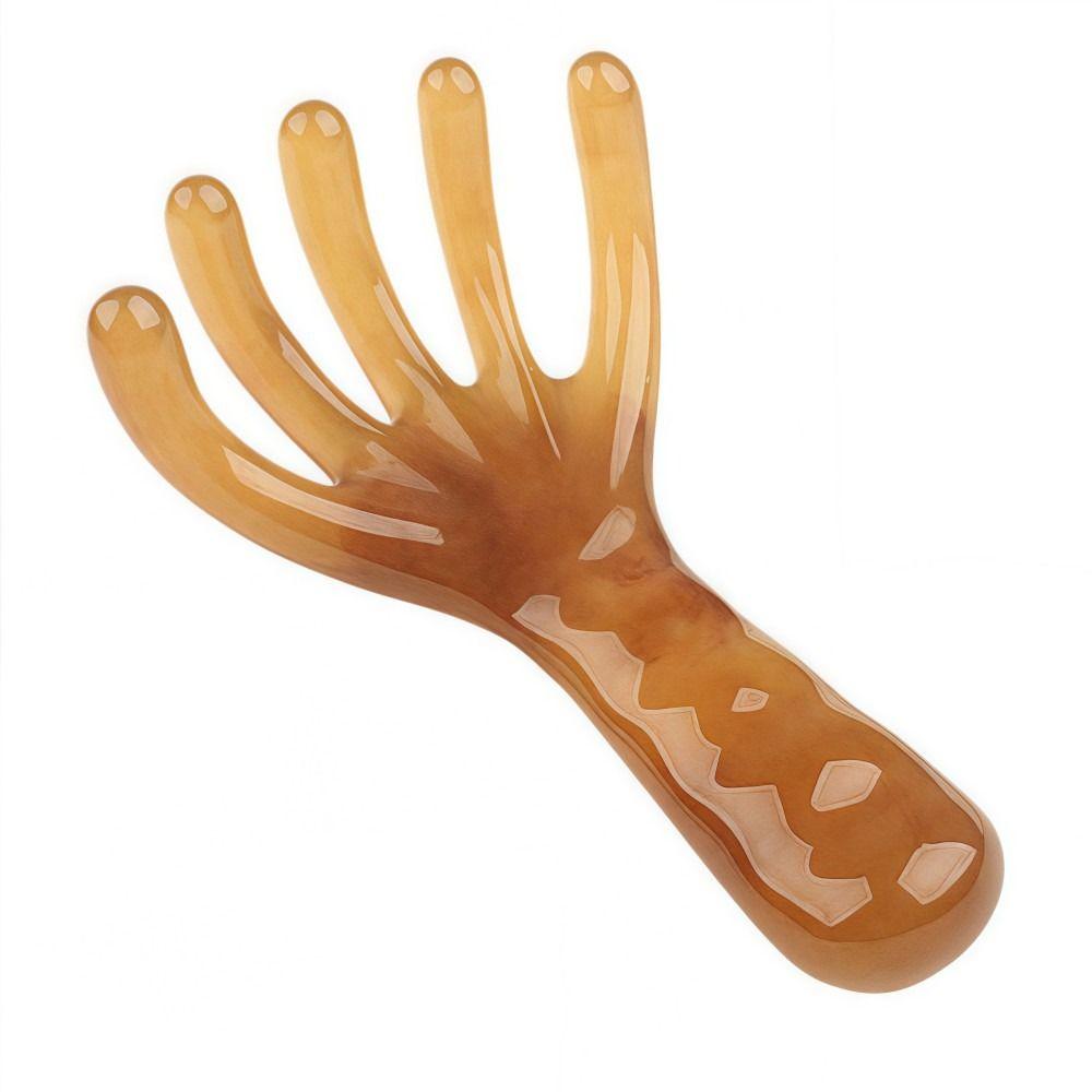 Five-Claw Head Meridian Massage Comb Resin Back Scratcher  Promote Blood Circulation
