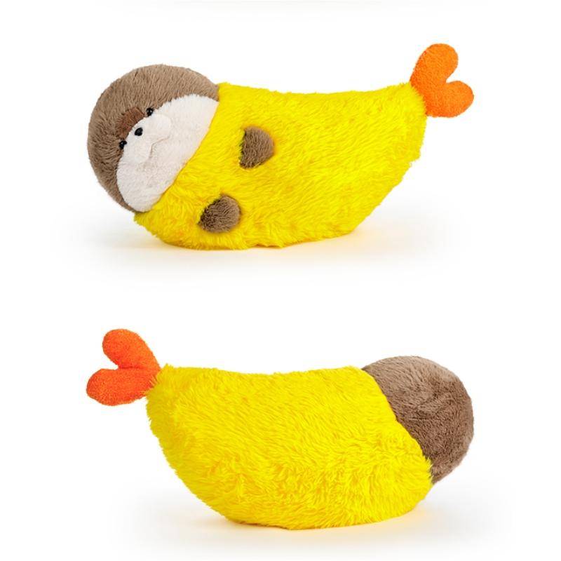 70cm Seal Plush Toy Soft Stuffed Animal Chubby Fried Shrimp Sushi Seal Pillow Home Decro Kawaii Peluche Children Birthday Gift