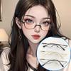 Anime bidimensional cosplay metade inferior armação óculos real irmã mais velha lolita decoração óculos hottie take party óculos
