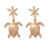 Summer Vitality, Tropical Style, Vivid Colors, Marine Life Earrings, Holiday Atmosphere, Women's Earrings