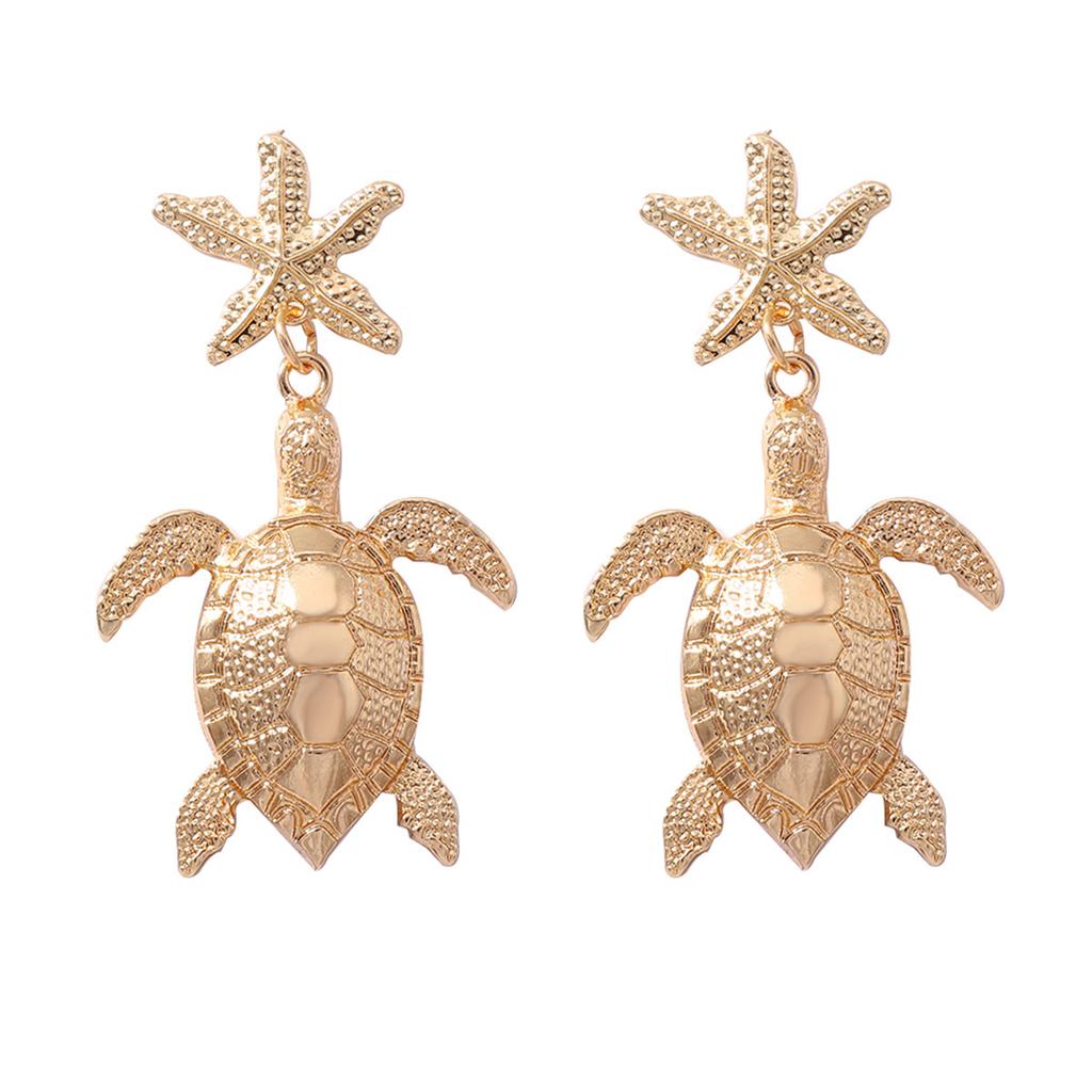 Summer Vitality, Tropical Style, Vivid Colors, Marine Life Earrings, Holiday Atmosphere, Women's Earrings