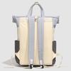 Zaino Elegante in Nylon con Chiusura Arrotolabile e Scomparti Multipli – Borsa da Viaggio Leggera e Resistente per Donne e Uomini