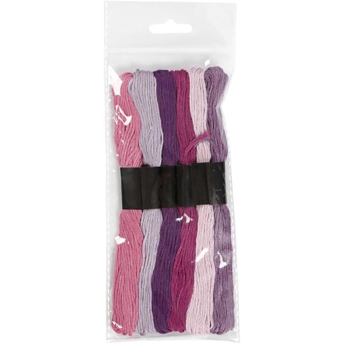 Premium 6-strand Embroidery Thread - 100% Mercerized Cotton. Ref 412720