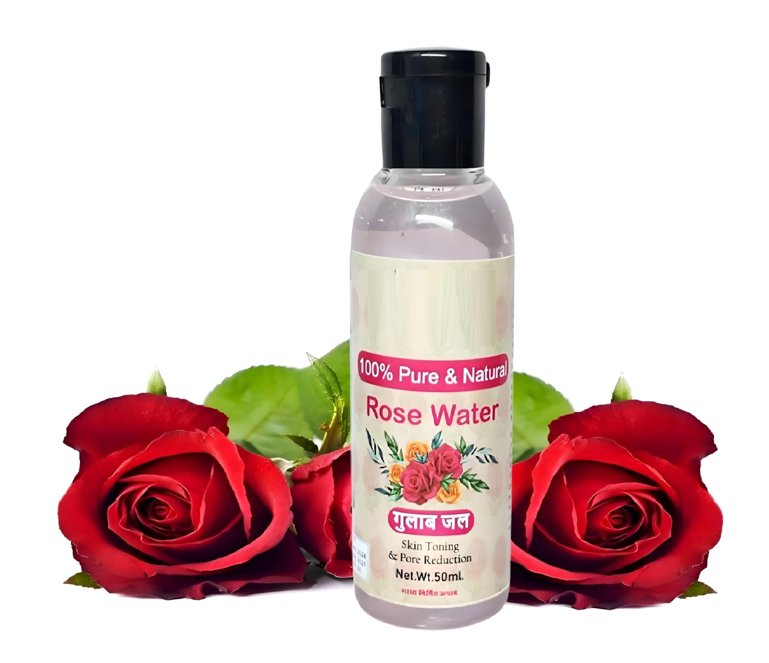 Glamezone Pure & Natural Rose Water/Glowing Skin for Face Women and Men 50 ML (Travel Pack - Plastic bottle) Face Wash (50 ml)