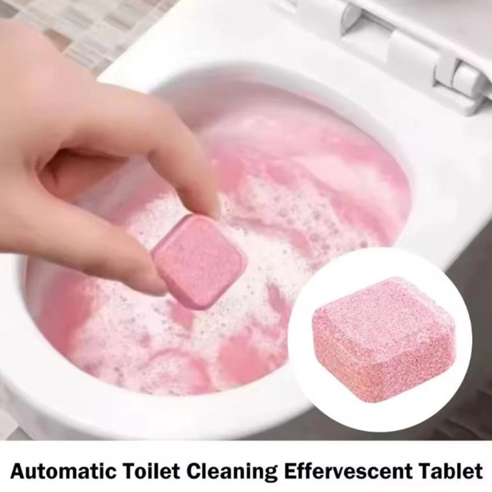 Powerful Descaling Toilet Cleaning Effervescent Tablets  Toilet Cleaning Tool