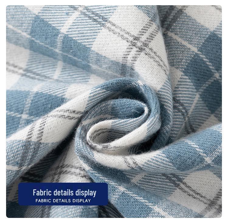 Korean-Style Boys' Hooded Plaid Shirt, Long-Sleeved Children's Clothing, 2026 New Arrival