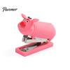 Easy Use Stapler for Daily Homework Mini Cartoon Stapler, Cute Pig Shape, Portable Lightweight PVC Pencil Case Shell Binding Tool, Handheld School And