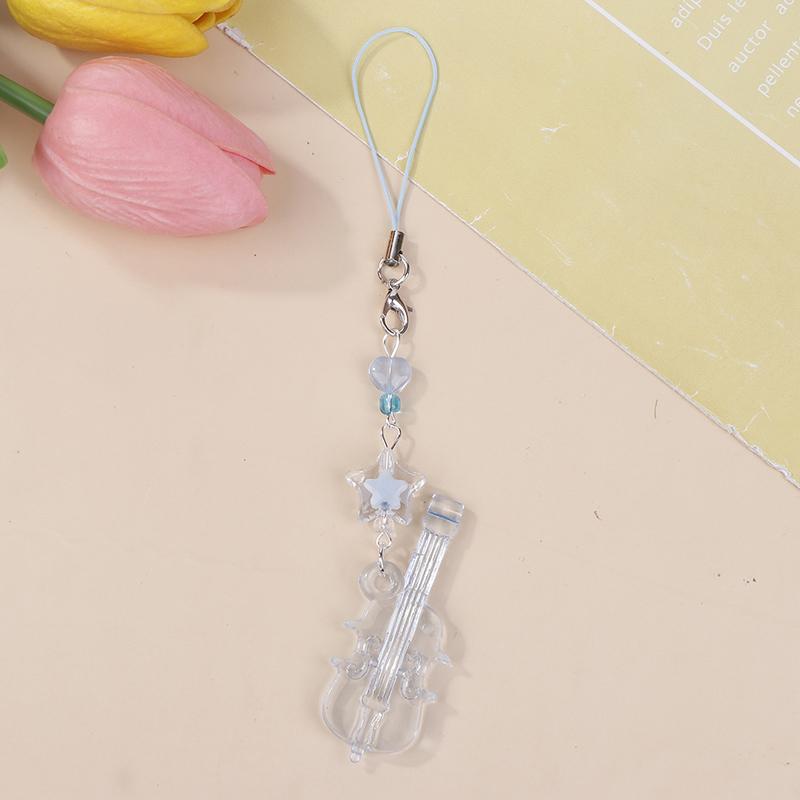 Handmade Beaded Pendant Delicate Phone Charm Lanyard Chain Keychain Pendant For Backpack Wallet Purse