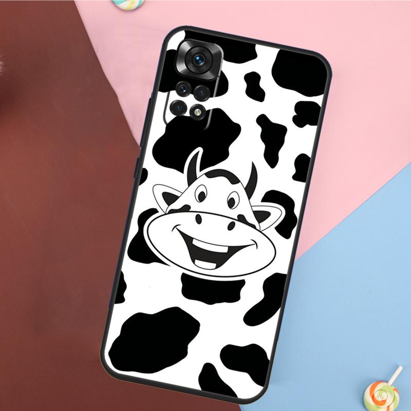 Cartoon Cute Cow Spots Cover For Xiaomi Redmi Note 14 13 Pro 12 11 9 10 9S 10S 11S 12S Redmi 14C 10C 12C 13C Case