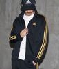 Adidas Combat Sports TR-30J Tracksuit Jacket, Long Sleeve, Logo, Men's/Women's, Size M, Black/Gold