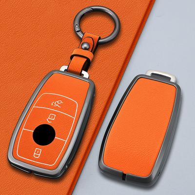 3/4 Button Zinc Alloy Key Fob Cover Case for 2019 2020 Mercedes-Benz A220 E63S AMG E-Class GLE 350 4MATIC E300 E400 E43 W213