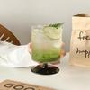 ZISIZ Trendy Stemmed Juice & Cocktail Glass