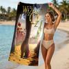 Beach Towel with The Wizard of Oz Pattern - Soft,absorbent,machine Washable Lightweight&Modern,swimming,Travel Essentials
