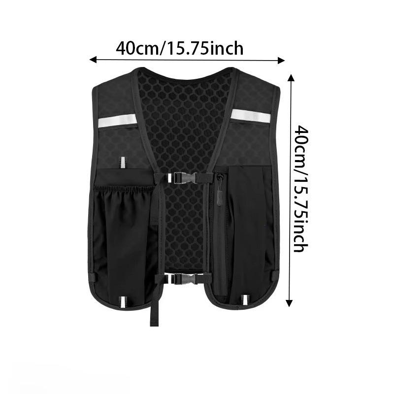 Running Hydrating Vest Backpack Ultralight Hydration Jogging Vest Men Breathable Marathon Bicycle Bag Water Bottle 500ML