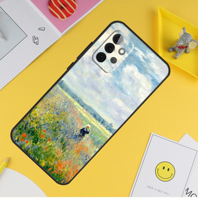 

Claude Monet Art Painting Case For Samsung Galaxy A53 A33 A23 A13 A06 A56 A16 A36 A55 A35 A17 A54 A34 A14 A52 A32 A15 Samsung A32 4G